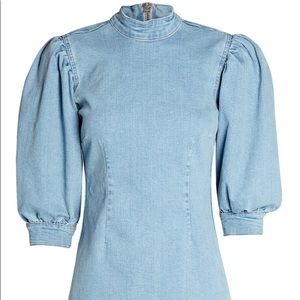 Ganni Cult Denim Mini Dress